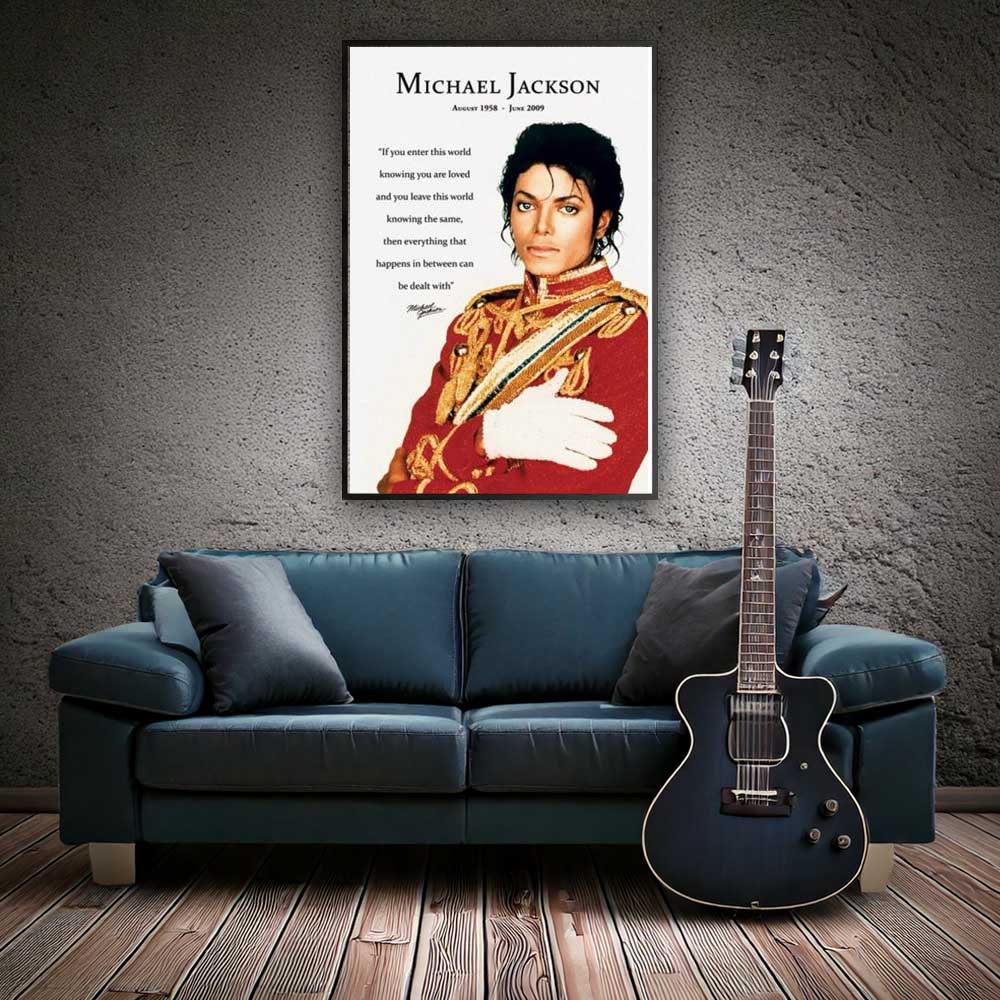 【予約商品】 MICHAEL JACKSON マイケルジャクソン - Red Shirt / 16×20 inc / ポスター