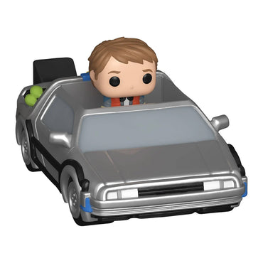 BACK TO THE FUTURE (40th Anniversary) - Marty McFly and the Time Machine Funko Bitty Pop! Ride on Figures & Dolls