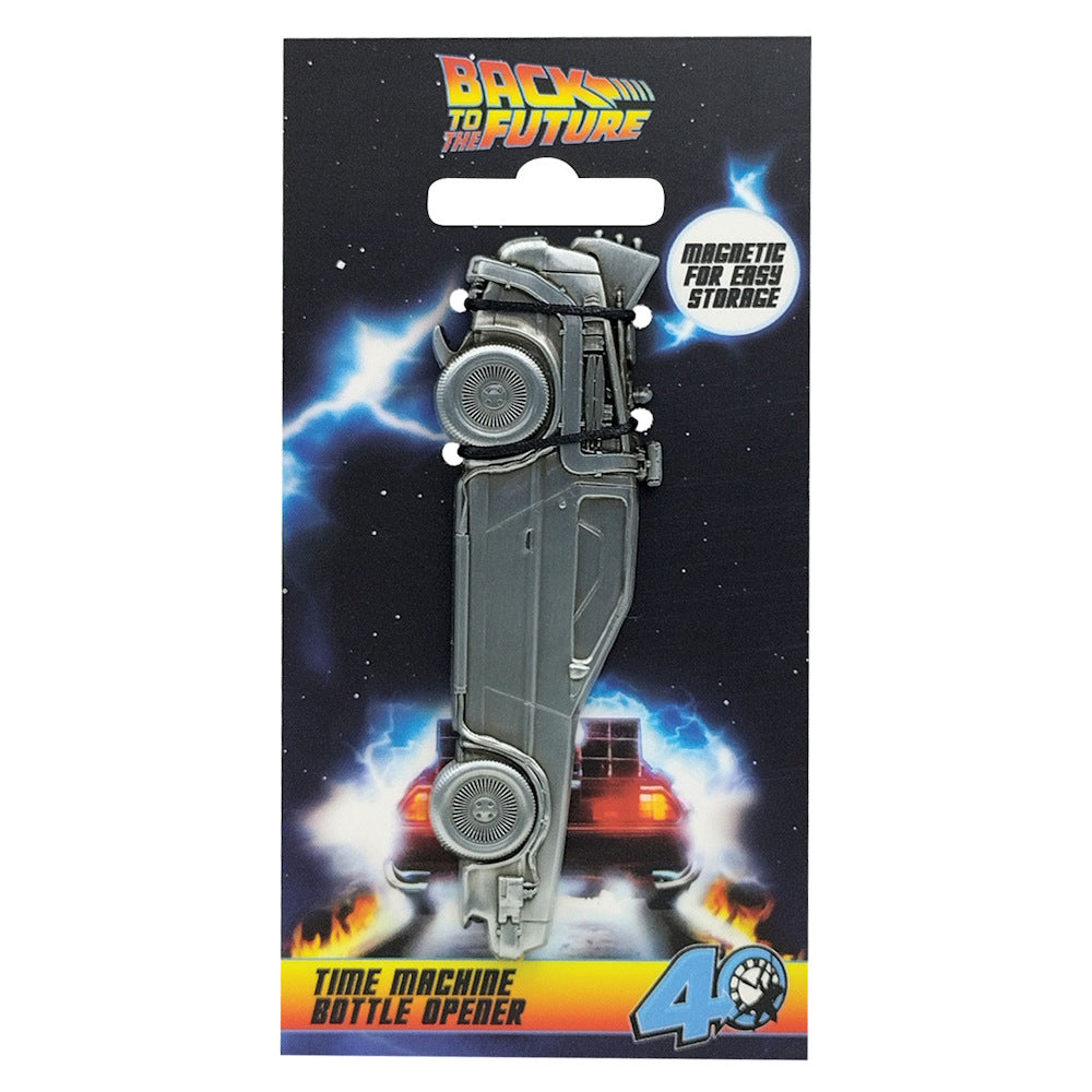 【予約商品】 BACK TO THE FUTURE バックトゥザフューチャー (劇場公開 40周年 ) - Magnetic DeLorean Bottle Opener / キッチン用品