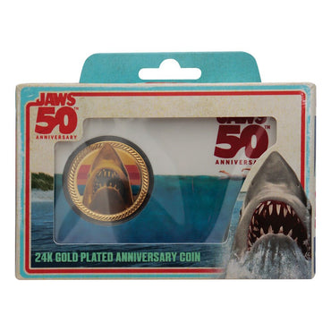 【予約商品】 JAWS ジョーズ (公開 50周年 ) - 50th Anniversary 24k Gold Plated Presentation Coin / 世界限定1,975個 / コイン - PGS