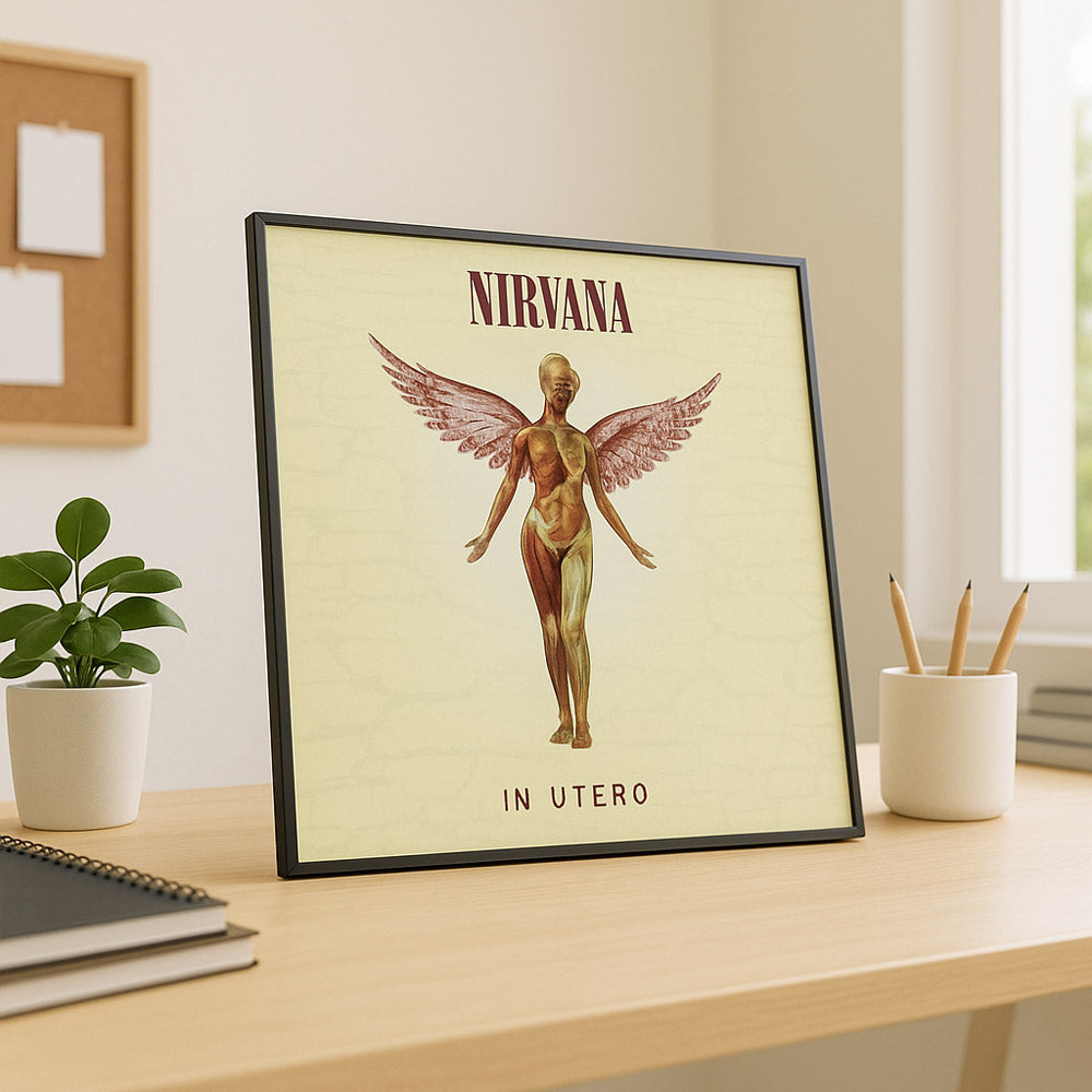 NIRVANA ニルヴァーナ - In Utero (アルバム・シリーズ) / バックボード入り / コレクターズ仕様 / ポスター