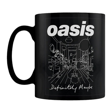 OASIS オアシス (10月 来日 記念 ) - DEFINITELY MAYBE BLACK POD MUG / マグカップ - PGS