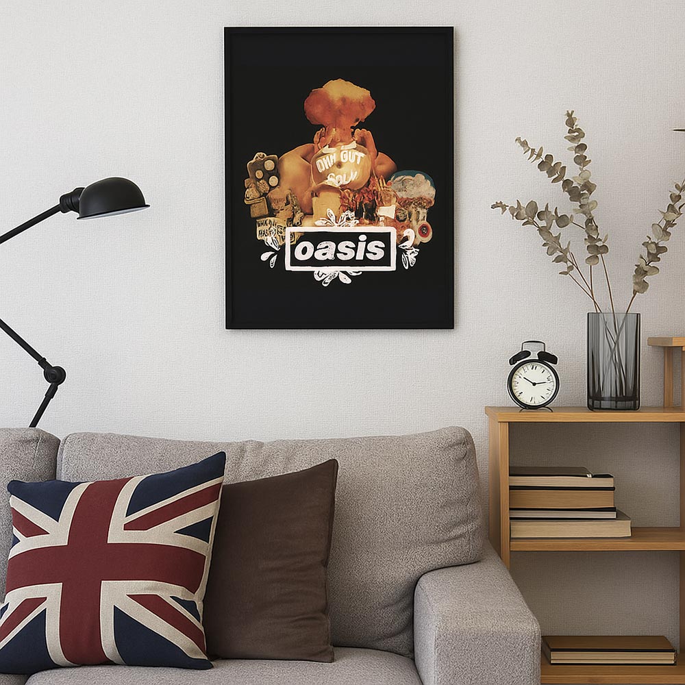 OASIS (35th Anniversary) - DIG OUT YOUR SOUL COLLECTOR PRINT / Interior Frame