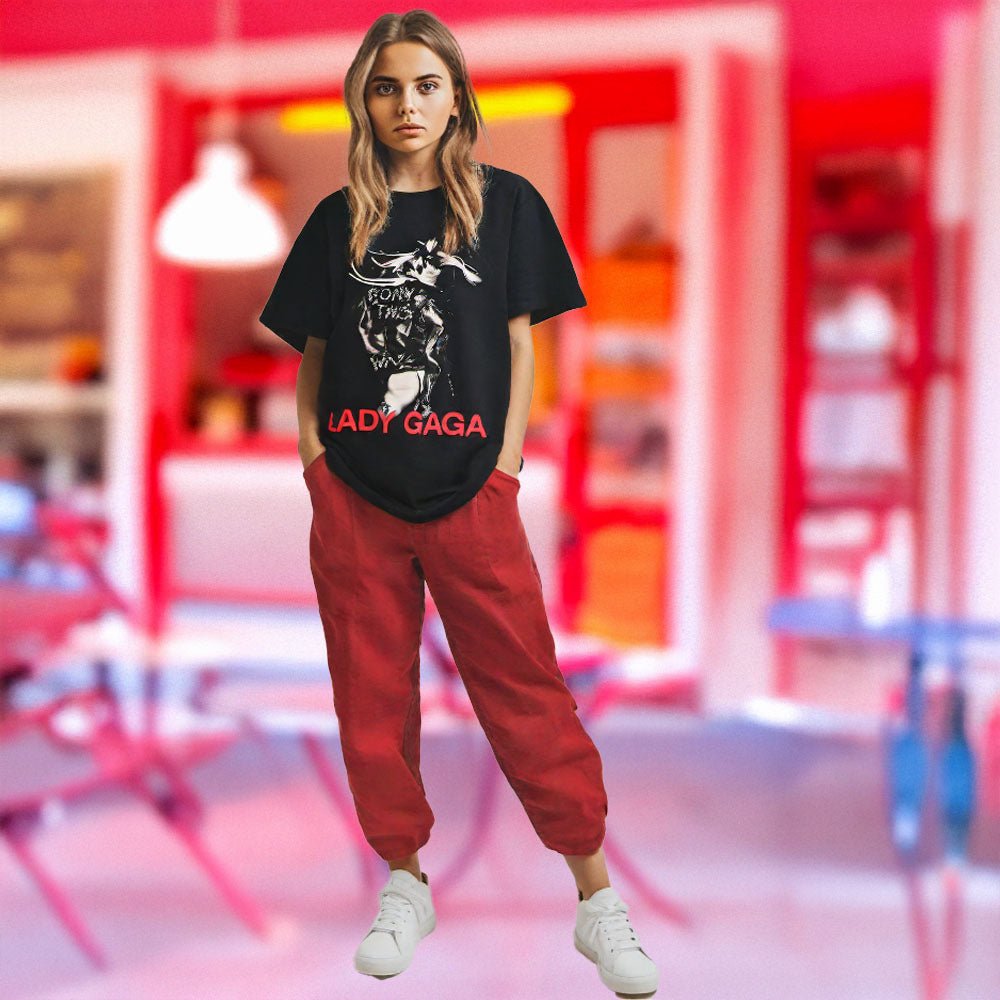 LADY GAGA レディーガガ (2026年 1月 来日 ) - Leather Jacket / Tシャツ / メンズ - PGS