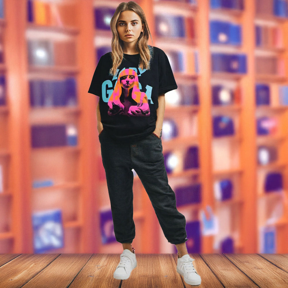 LADY GAGA レディーガガ (2026年 1月 来日 ) - Artpop Cover / バックプリントあり / Tシャツ / メンズ