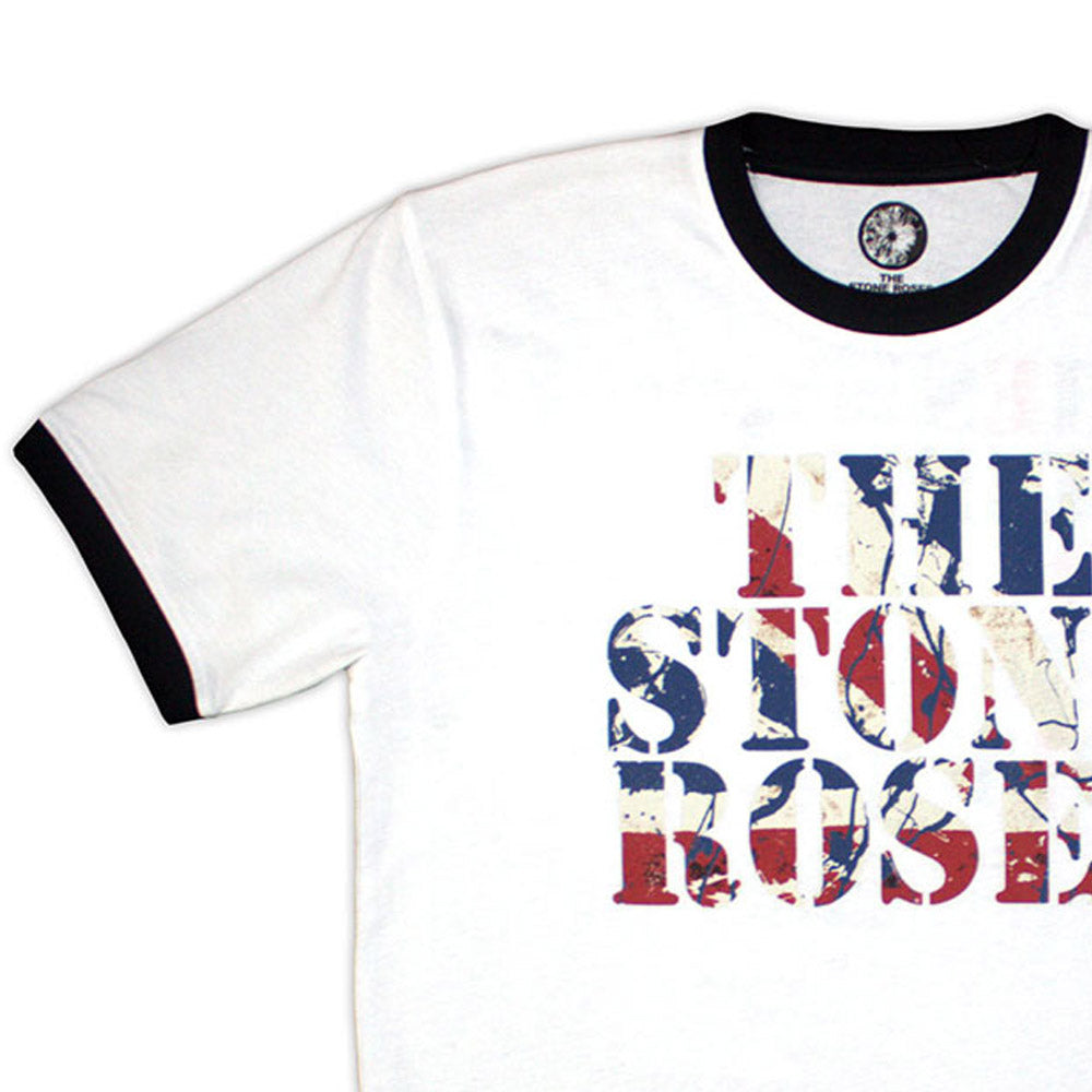 STONE ROSES ストーンローゼズ (マニ 追悼 ) - 2013 Tour / バックプリントあり / リンガー / Tシャツ / メンズ