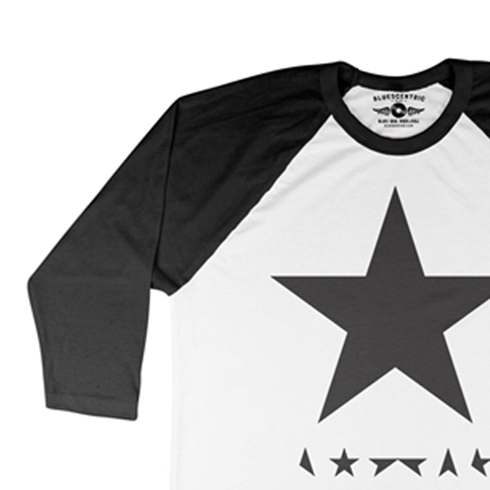 DAVID BOWIE デヴィッドボウイ (追悼 10年 ) - Blackstar Album Cover / 長袖 / ラグラン七分袖 / Tシャツ / メンズ