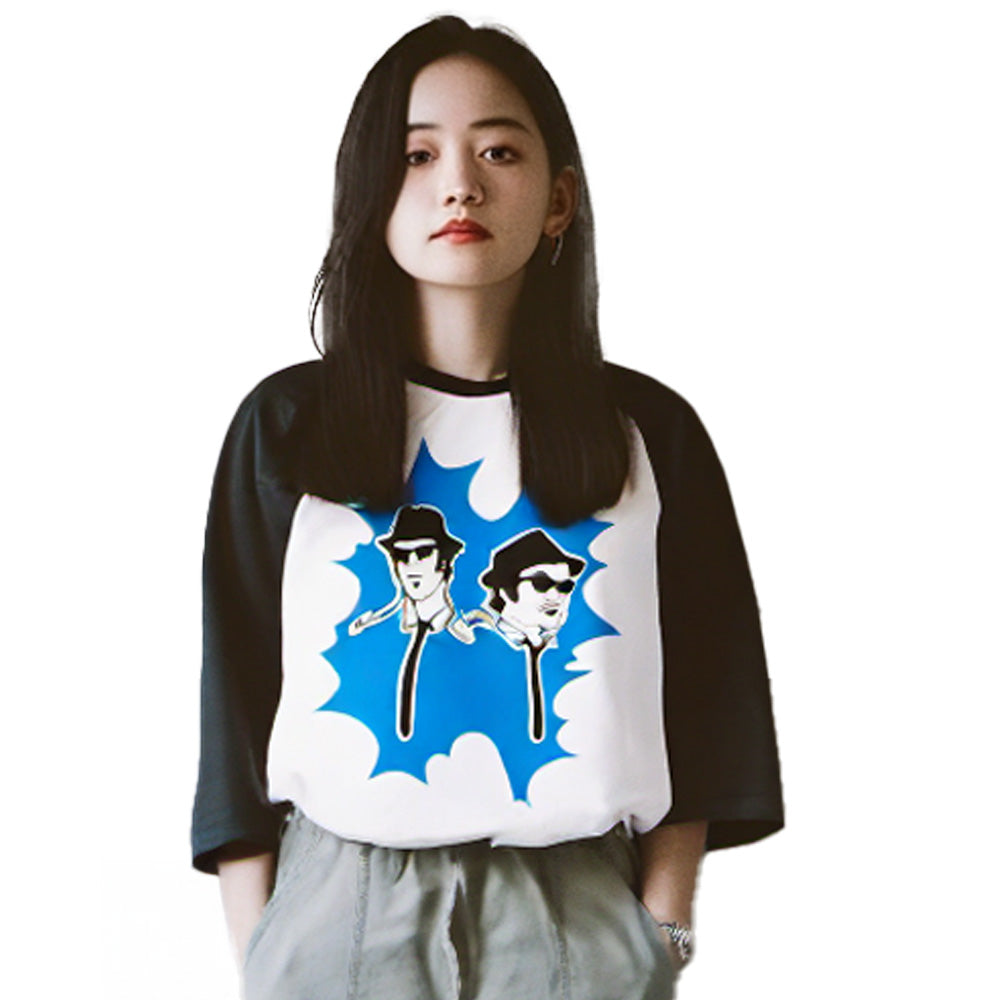 BLUES BROTHERS ブルースブラザーズ (公開 45周年 ) - 1980 Tour Reissuer / 長袖 / ラグラン七分袖 / バックプリントあり / 限定エディション / Tシャツ / メンズ