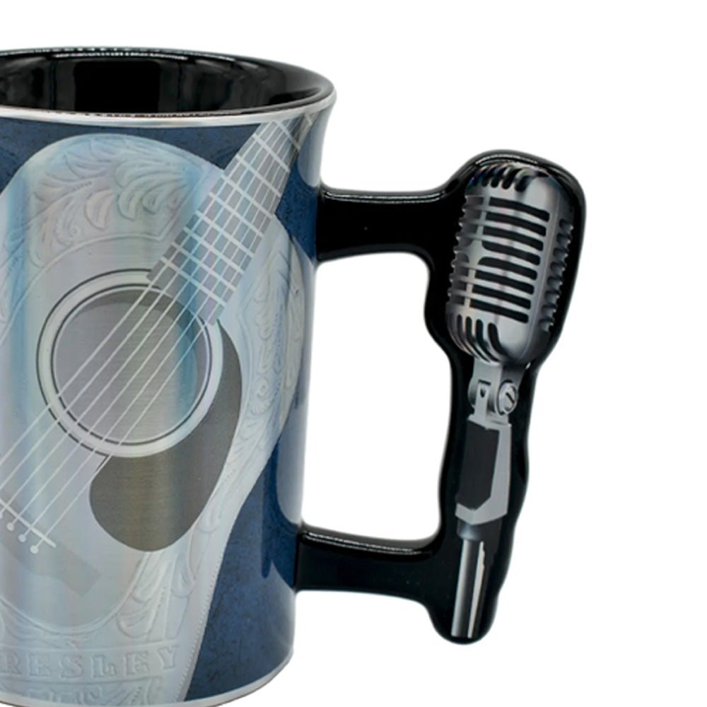 ELVIS PRESLEY エルヴィスプレスリー (生誕 90周年 ) - Metallic Guitar w / マイクロホンハンドル / マグカップ - PGS