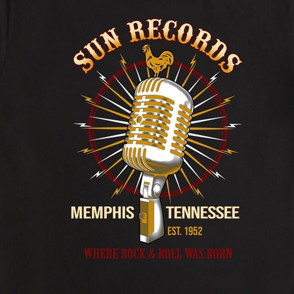 ELVIS PRESLEY エルヴィスプレスリー (生誕 90周年 ) - Microphone Logo / Tシャツ / メンズ - PGS