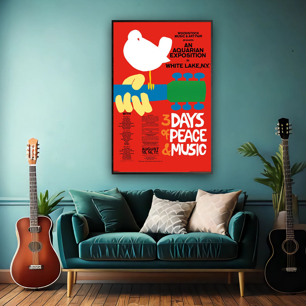 WOODSTOCK (55th Anniversary of the Film's Release) - Original / Poster