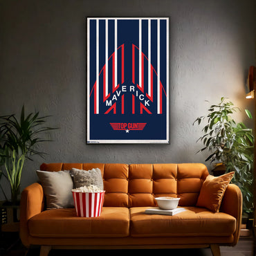 TOP GUN (In Memory of the Iceman) - Maverick Helmet / Poster
