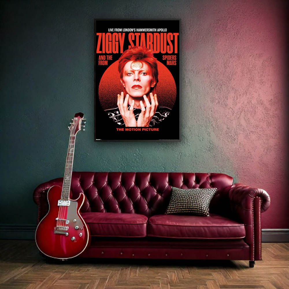 DAVID BOWIE デヴィッドボウイ - Ziggy Stardust Live / ポスター - PGS