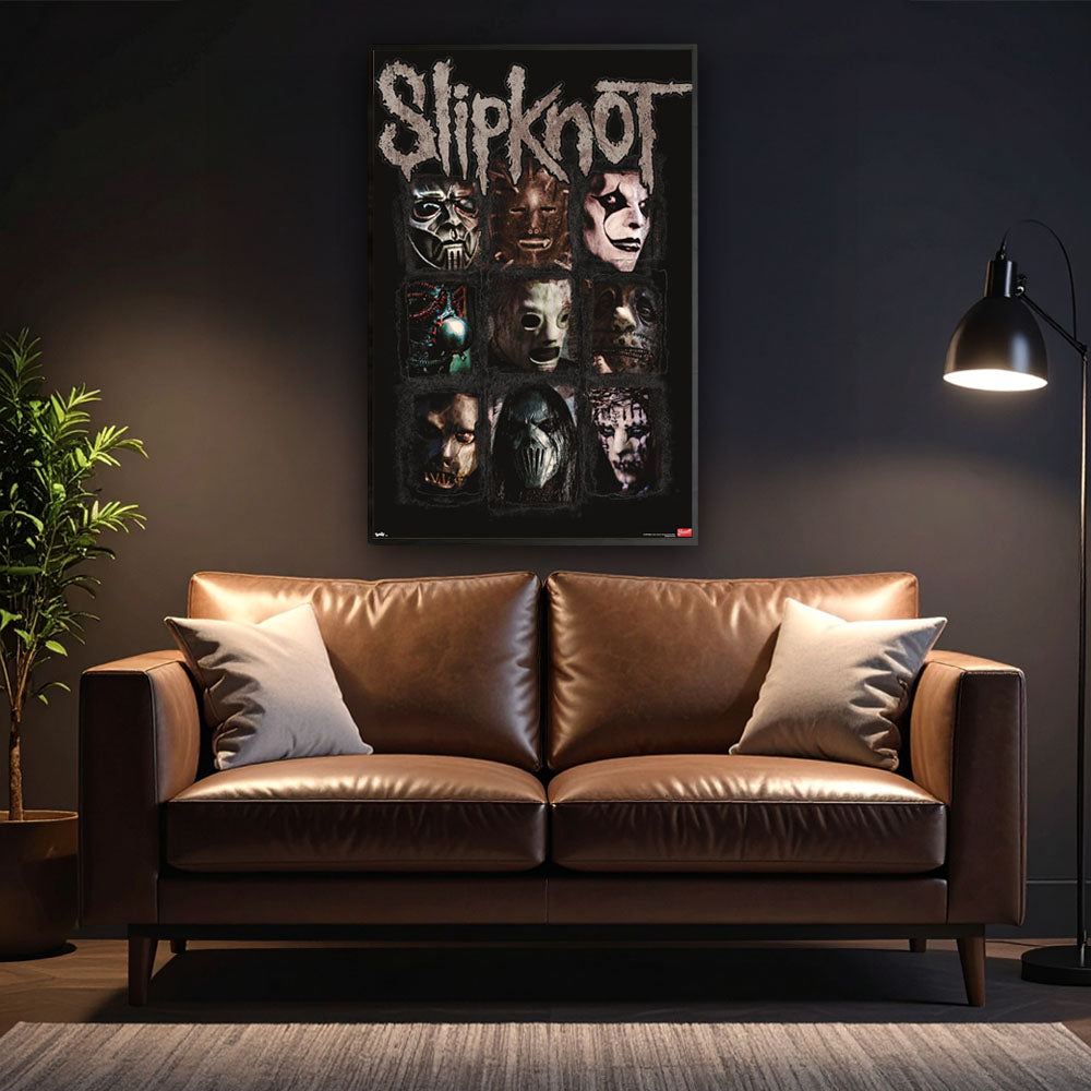 SLIPKNOT (30th Anniversary) - Masks / Poster
