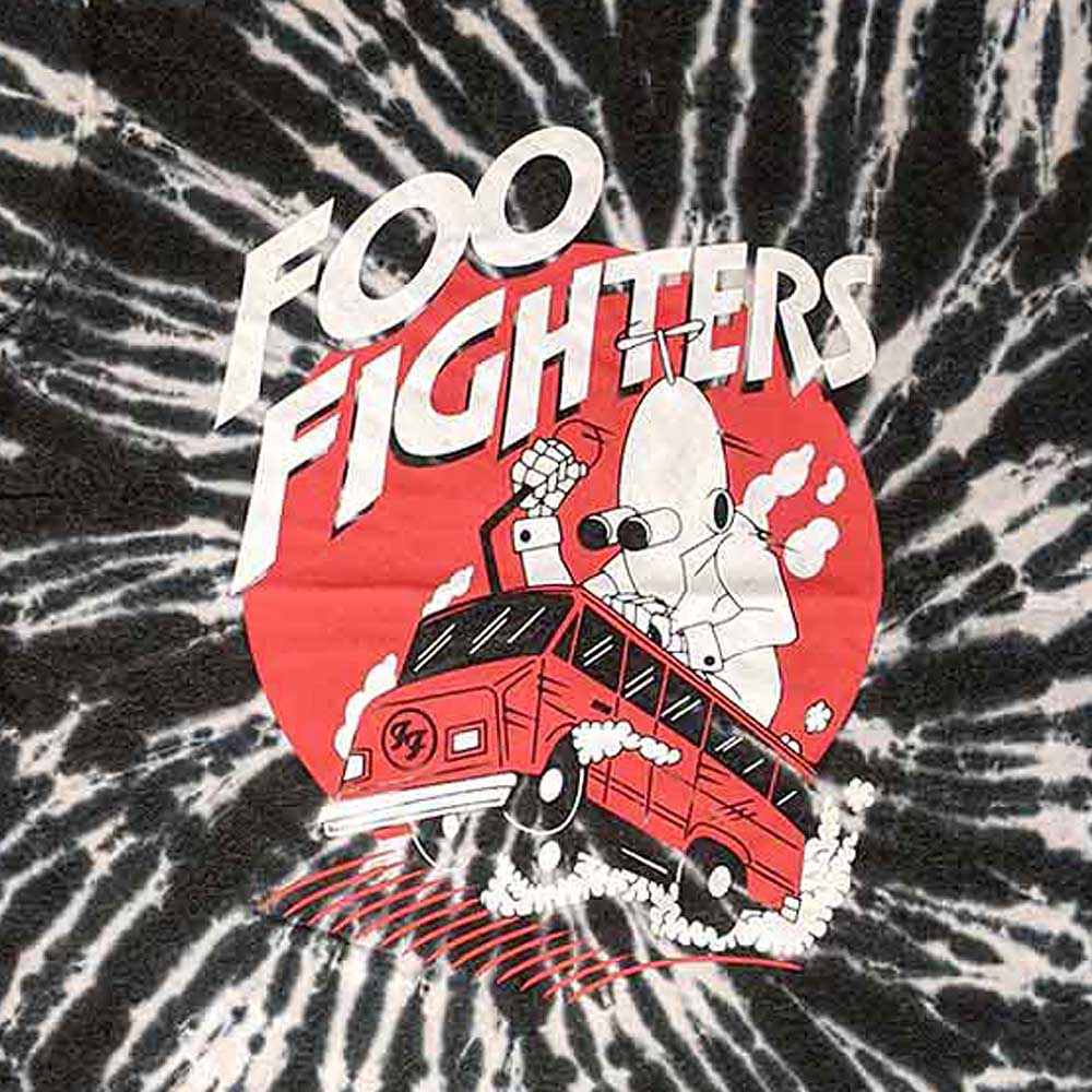 FOO FIGHTERS フーファイターズ (10月 来日 ) - Speeding Bus / タイダイ / Tシャツ / メンズ - PGS