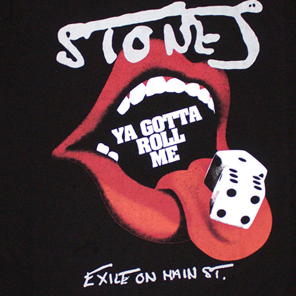 ROLLING STONES ローリングストーンズ (来日 35周年 記念 ) - Ya Gotta Roll Exile / バックプリントあり / Tシャツドレス / Tシャツ / レディース - PGS