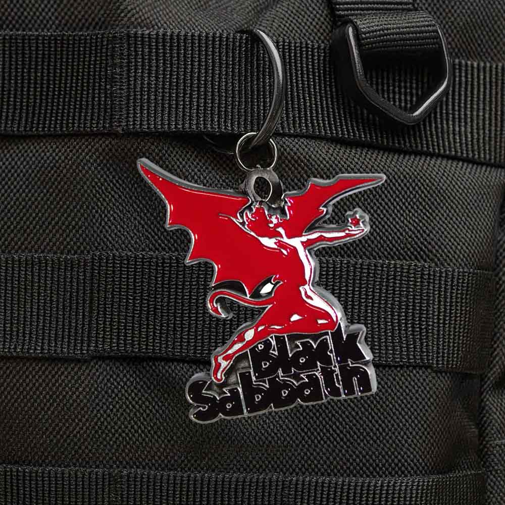 BLACK SABBATH ブラックサバス (OZZY OSBOURNE 追悼 ) - Logo & Daemon / キーホルダー - PGS