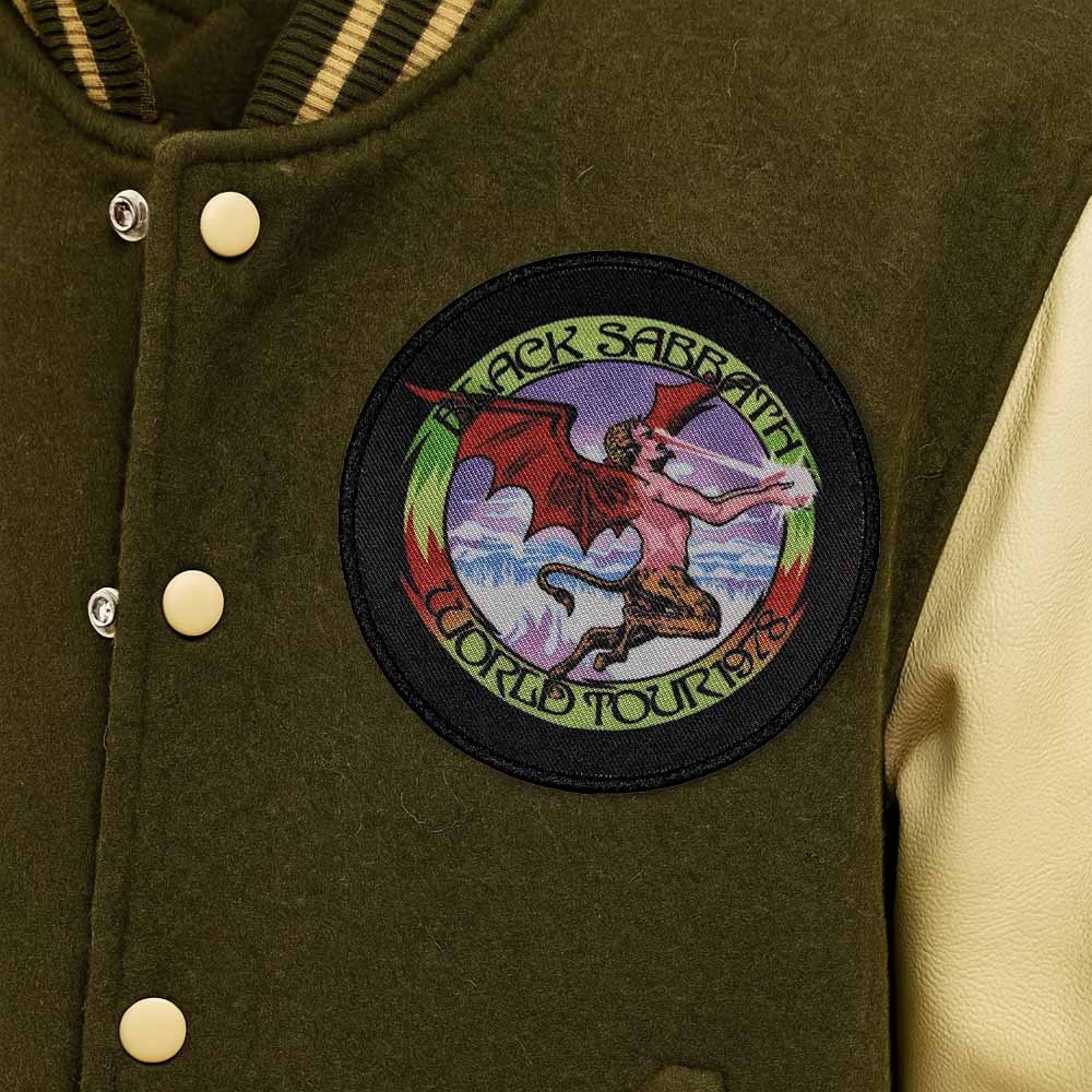 BLACK SABBATH ブラックサバス (OZZY OSBOURNE 追悼 ) - World Tour 1978 / ワッペン - PGS