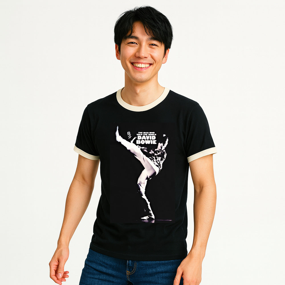 DAVID BOWIE デヴィッドボウイ - Man Who Sold The World / リンガー / Tシャツ / メンズ