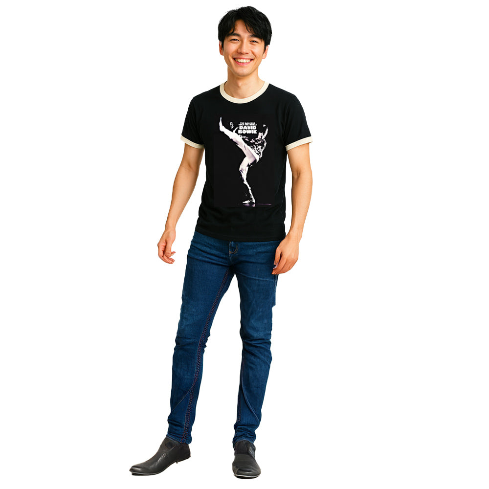 DAVID BOWIE デヴィッドボウイ - Man Who Sold The World / リンガー / Tシャツ / メンズ