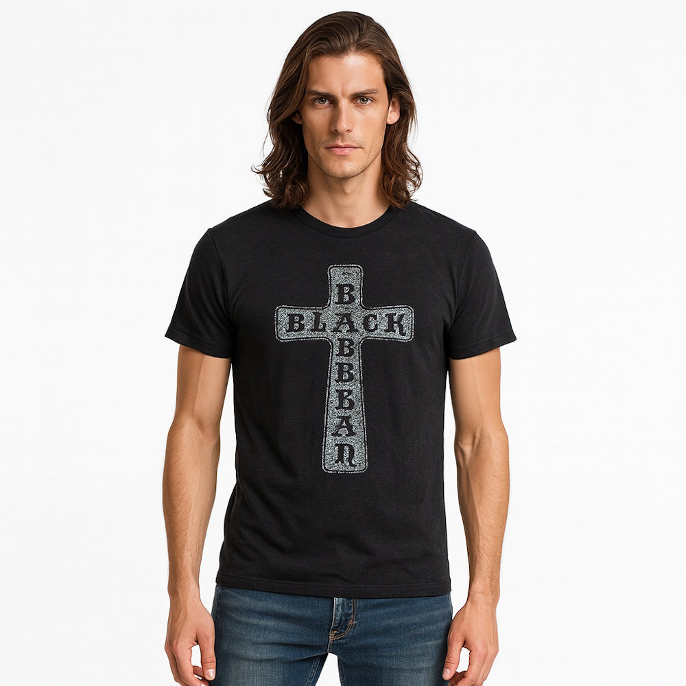 【廃番ラスト販売/特別価格】BLACK SABBATH ブラックサバス (OZZY OSBOURNE 追悼 ) - Cross / Diamante(ブランド) / Tシャツ / メンズ 【公式 / オフィシャル】