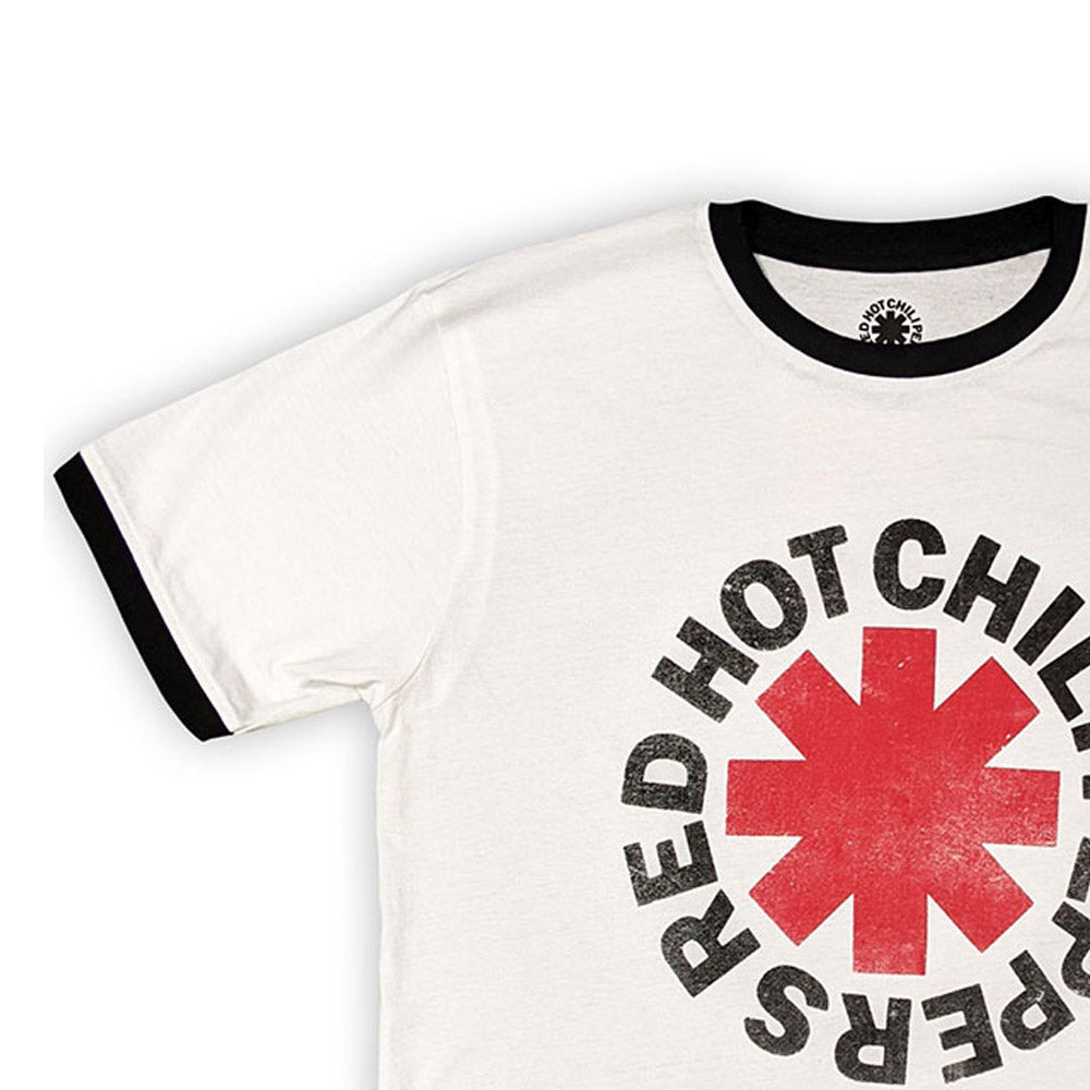 RED HOT CHILI PEPPERS (35th Anniversary of Japan Tour) - Logo / Ringer / T-Shirt / Men's