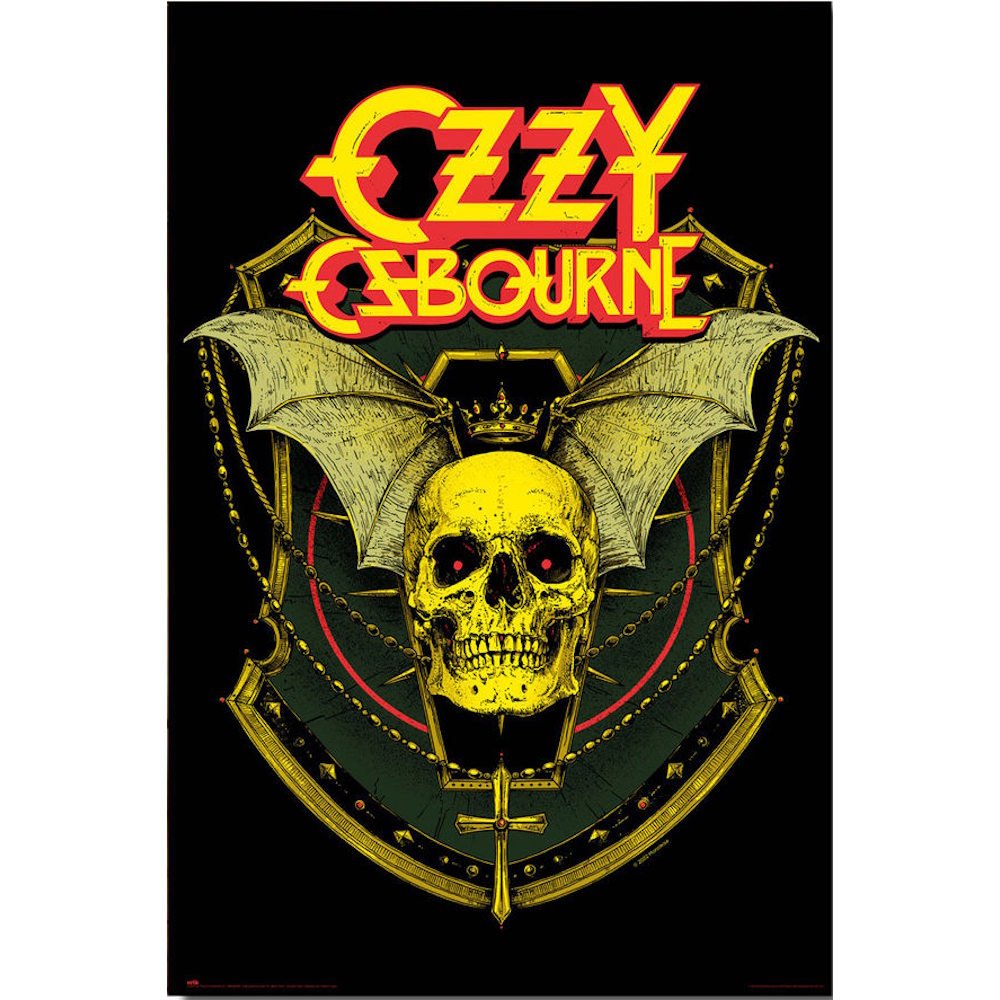OZZY OSBOURNE オジーオズボーン (追悼 ) - Skull / ポスター - PGS