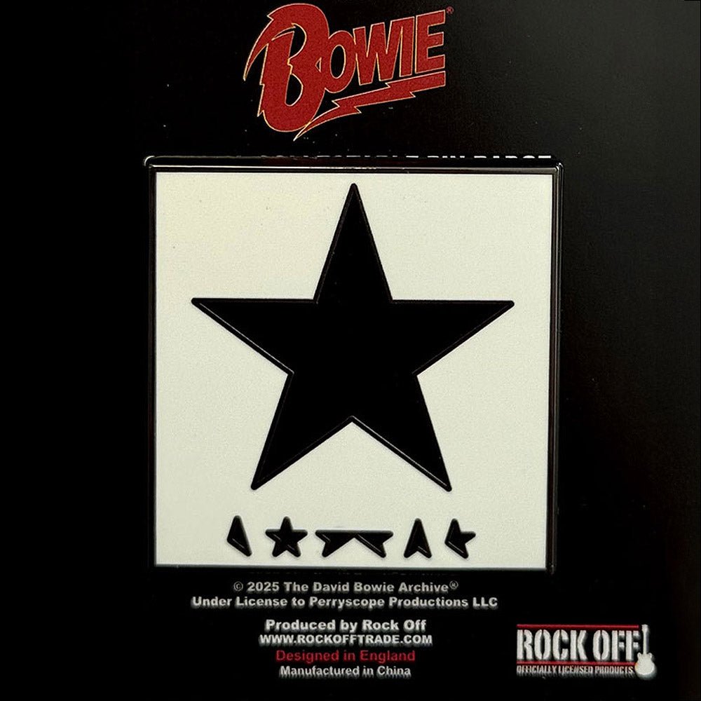 DAVID BOWIE デヴィッドボウイ - Blackstar / バッジ - PGS