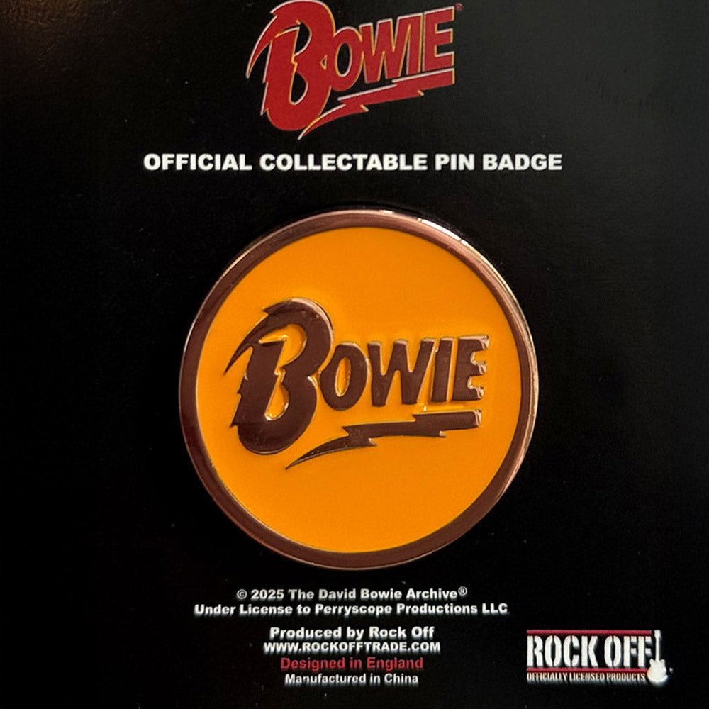 DAVID BOWIE デヴィッドボウイ - Circle Logo / バッジ - PGS