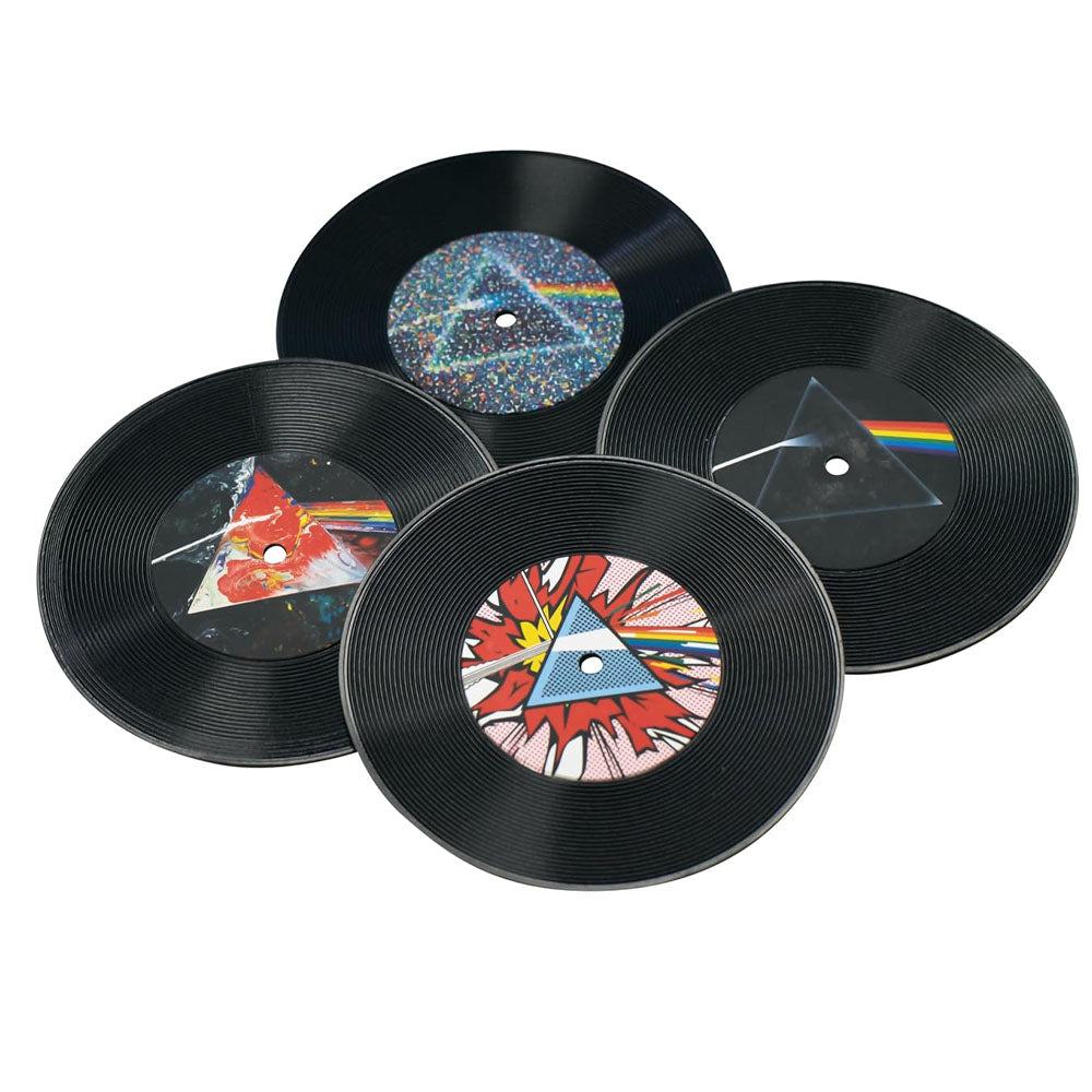 PINK FLOYD ピンクフロイド (結成 60周年 ) - Record Coasters / 4枚セット / コースター