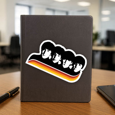 THE BEATLES (65th Anniversary) - Curve / Sticker