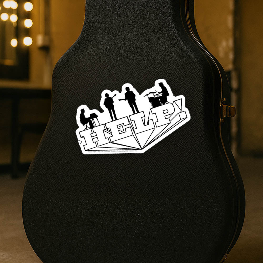 THE BEATLES (65th Anniversary) - Help! Graphic / Sticker
