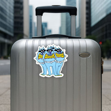 THE BEATLES ビートルズ (結成 65周年 ) - Yellow Submarine Dogs / ステッカー - PGS