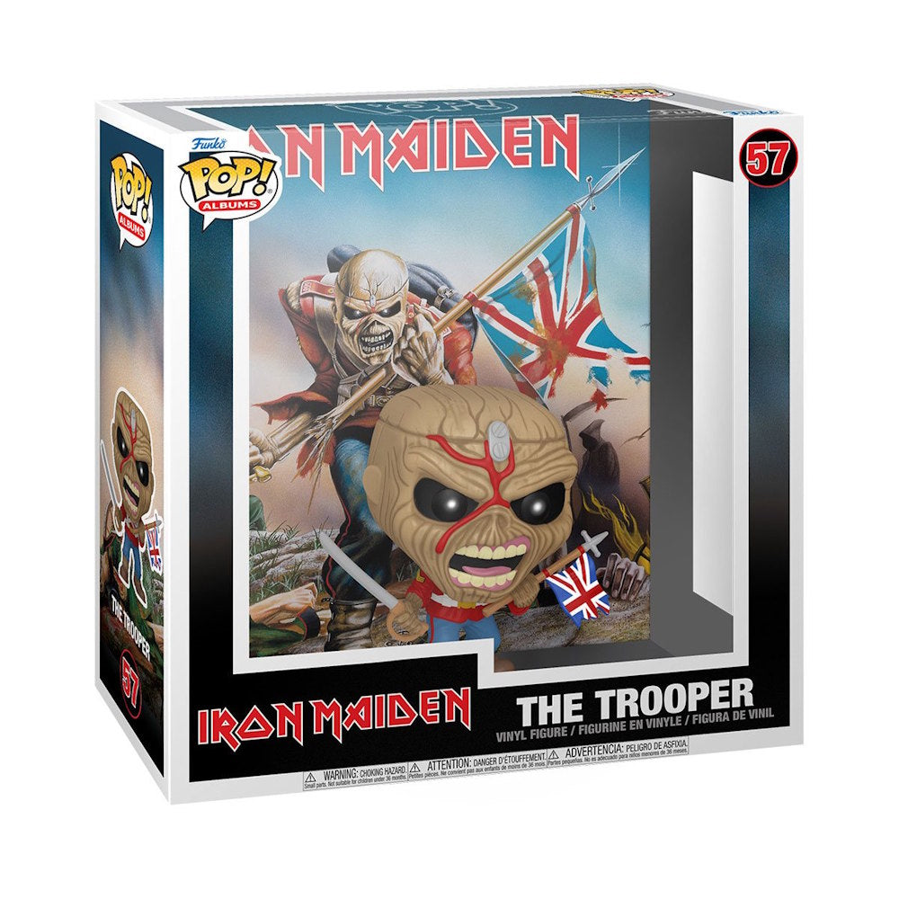 【予約商品】 IRON MAIDEN アイアンメイデン (11月 来日 記念 ) - The Trooper Funko Pop! Album Figure #57 with Case / フィギュア・人形