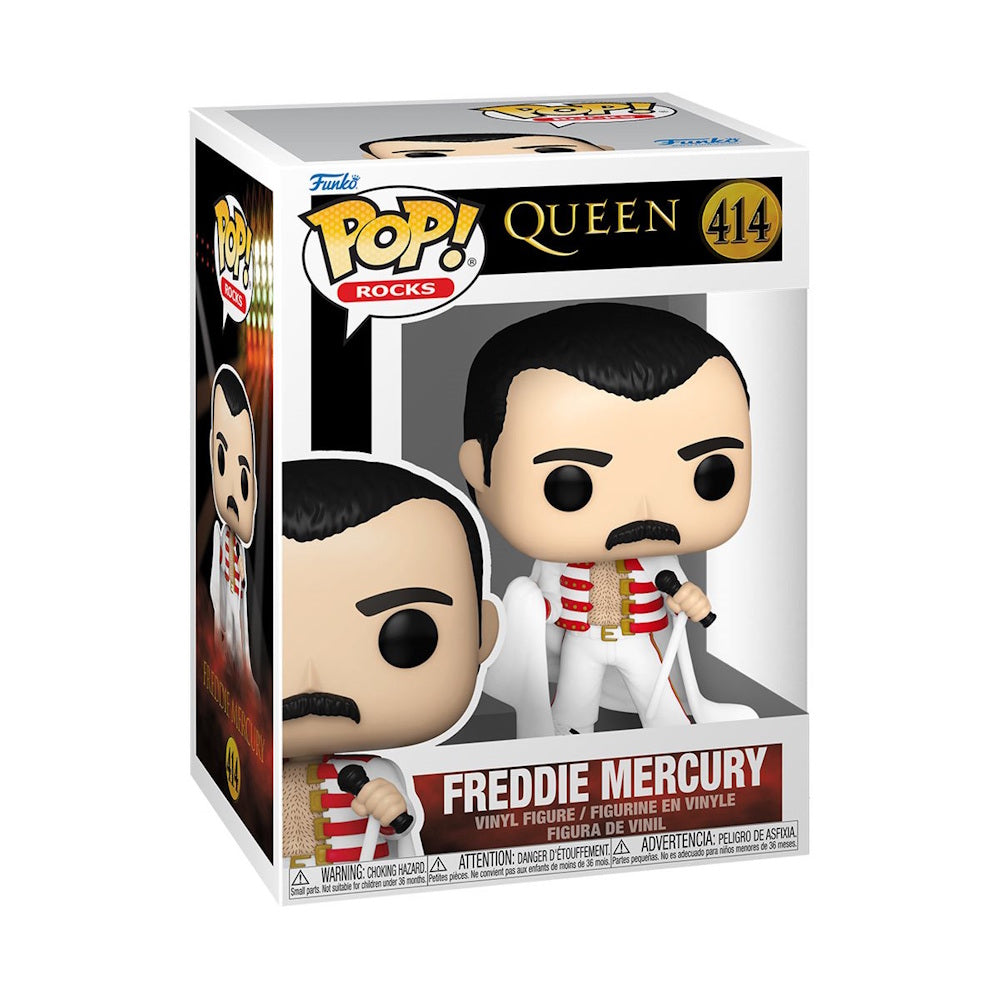 【予約商品】 QUEEN クイーン (初来日50周年 ) - Freddie Mercury with Cape Funko Pop! Vinyl Figure #414 / フィギュア・人形