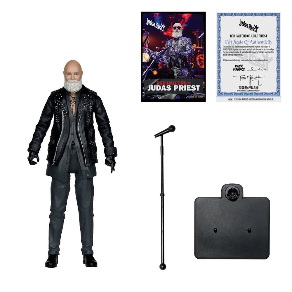 JUDAS PRIEST ジューダスプリースト - Music Maniacs Wave 5 Judas Priest Metal Rob Halford 6 - Inch Scale Action Figure / フィギュア・人形 - PGS