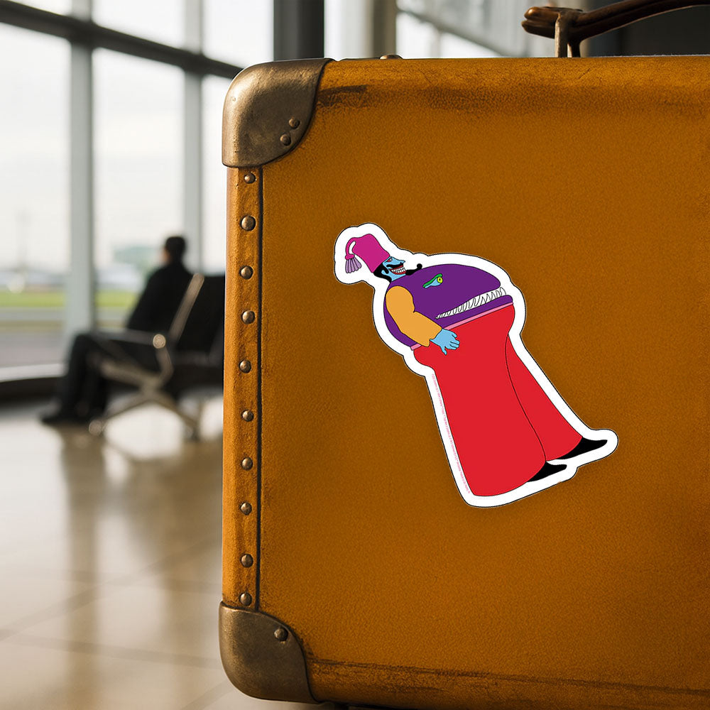 THE BEATLES (65th Anniversary) - Yellow Submarine Tassel Hat Man / Sticker