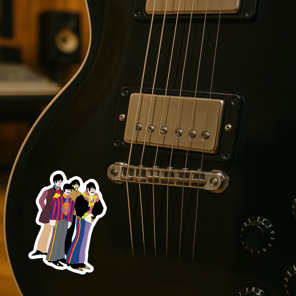 THE BEATLES ビートルズ (結成 65周年 ) - Yellow Submarine The Beatles / ステッカー - PGS