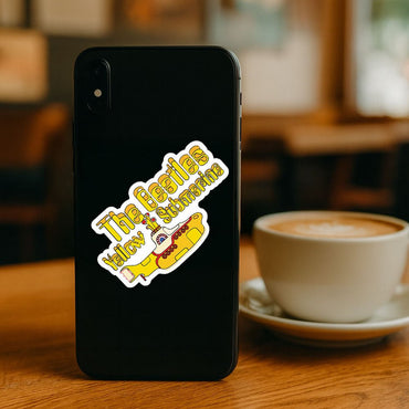 THE BEATLES ビートルズ (結成 65周年 ) - Yellow Submarine Logo / ステッカー - PGS