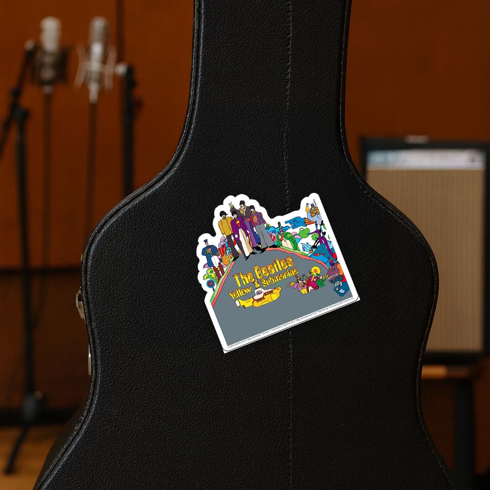 THE BEATLES (65th Anniversary) - Yellow Submarine Album Cover / Sticker