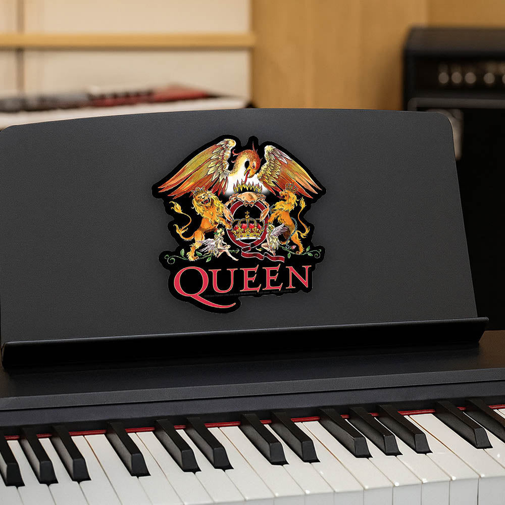 QUEEN クイーン (The Royal Four – 55th Anniversary ) - Crest Logo / ステッカー