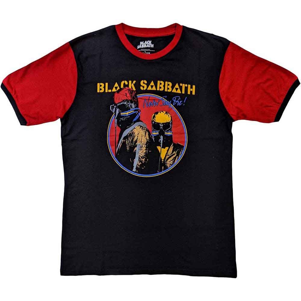 BLACK SABBATH ブラックサバス (OZZY OSBOURNE 追悼 ) - Never Say Die / Black & Orange / リンガー / Tシャツ / メンズ - PGS