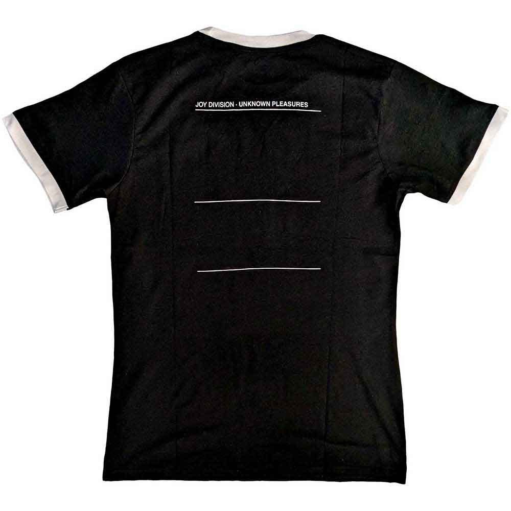 JOY DIVISION ジョイディビジョン - Unknown Pleasures / Black / バックプリントあり / リンガー / Tシャツ / メンズ