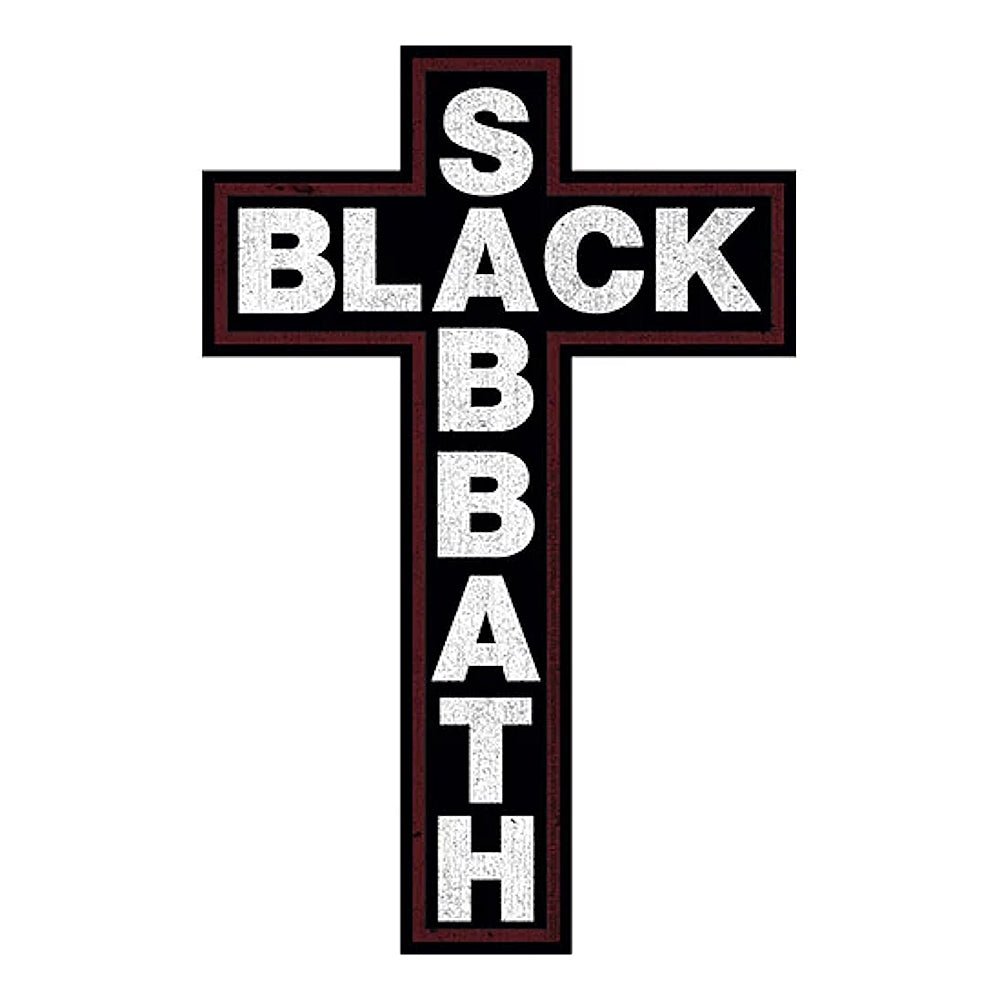 BLACK SABBATH ブラックサバス (OZZY OSBOURNE 追悼 ) - Cross / ステッカー - PGS