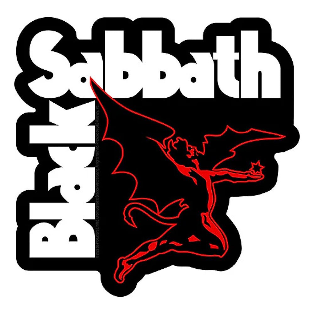 BLACK SABBATH ブラックサバス (OZZY OSBOURNE 追悼 ) - Demon Logo / ステッカー - PGS