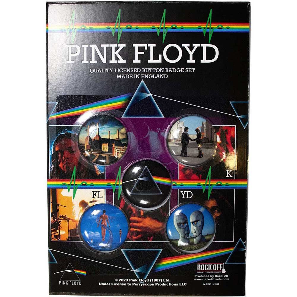 PINK FLOYD ピンクフロイド (結成 60周年 ) - Album Covers / バッジ - PGS