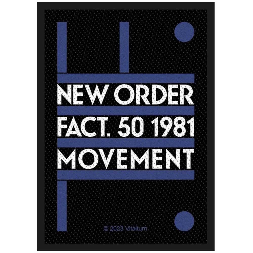 NEW ORDER ニューオーダー - Fact 50 / ワッペン - PGS