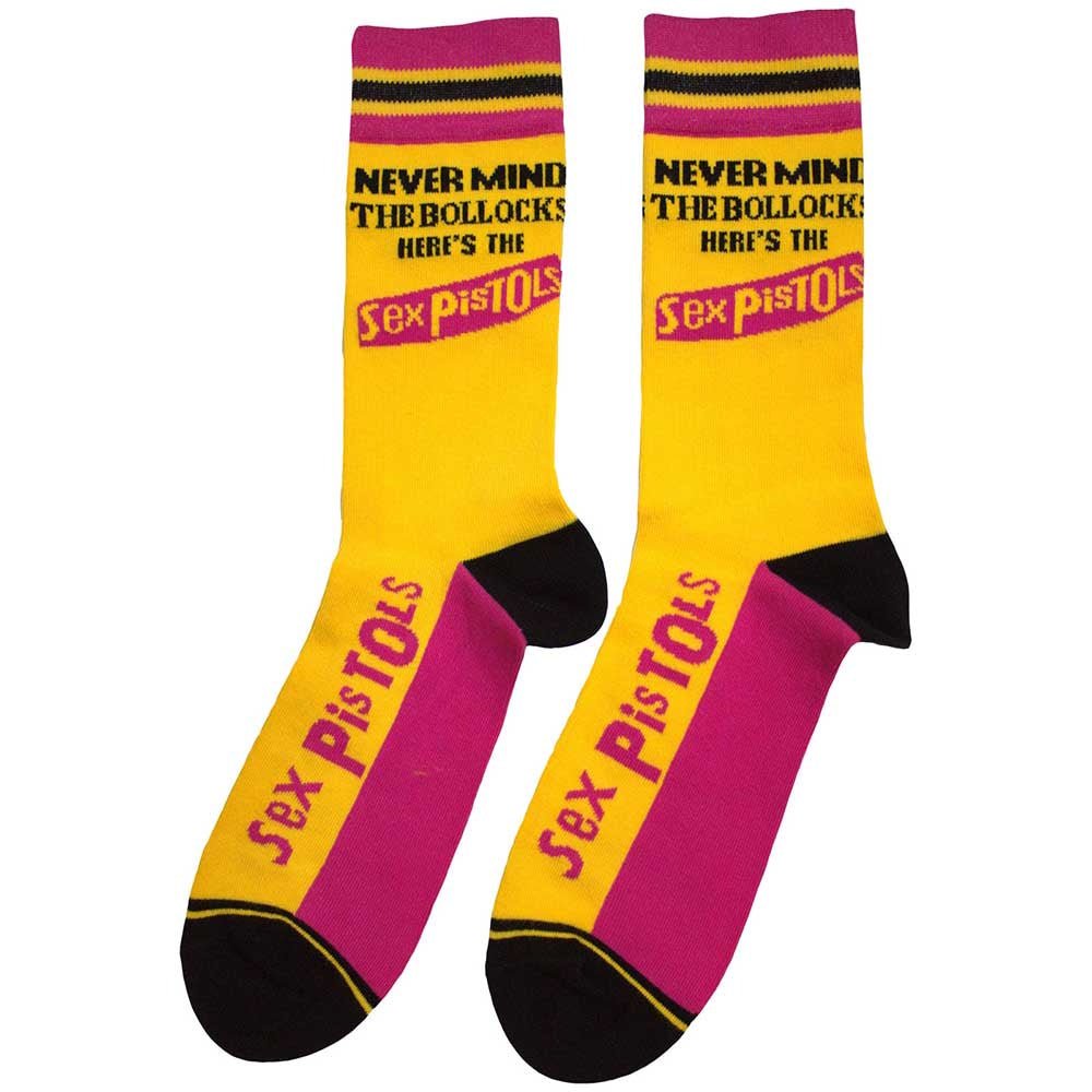 SEX PISTOLS セックスピストルズ - Never Mind The Bollocks Stripes / ソックス / メンズ - PGS