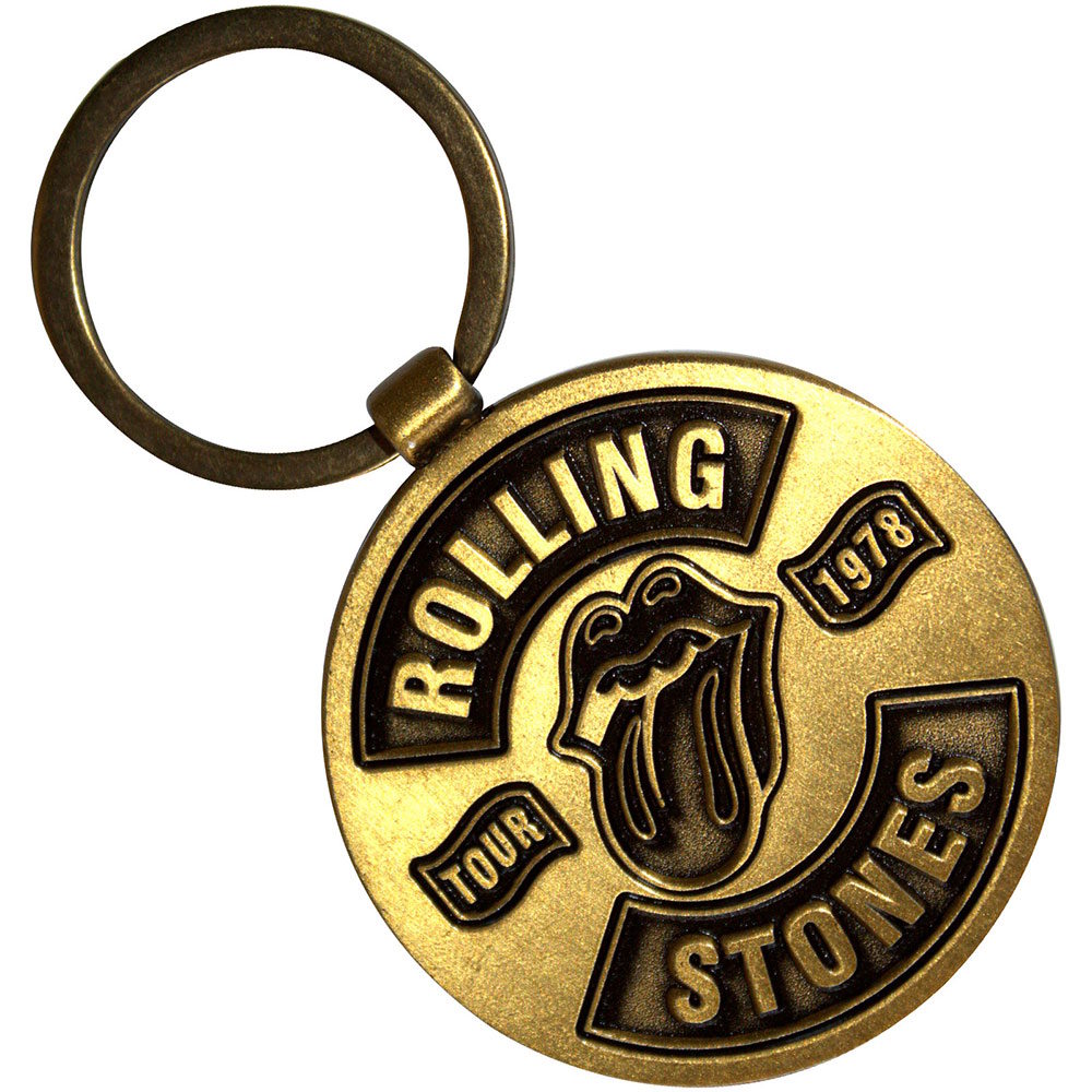 ROLLING STONES ローリングストーンズ - Classic Tongue / Tour '78 Double-Sided / キーホルダー