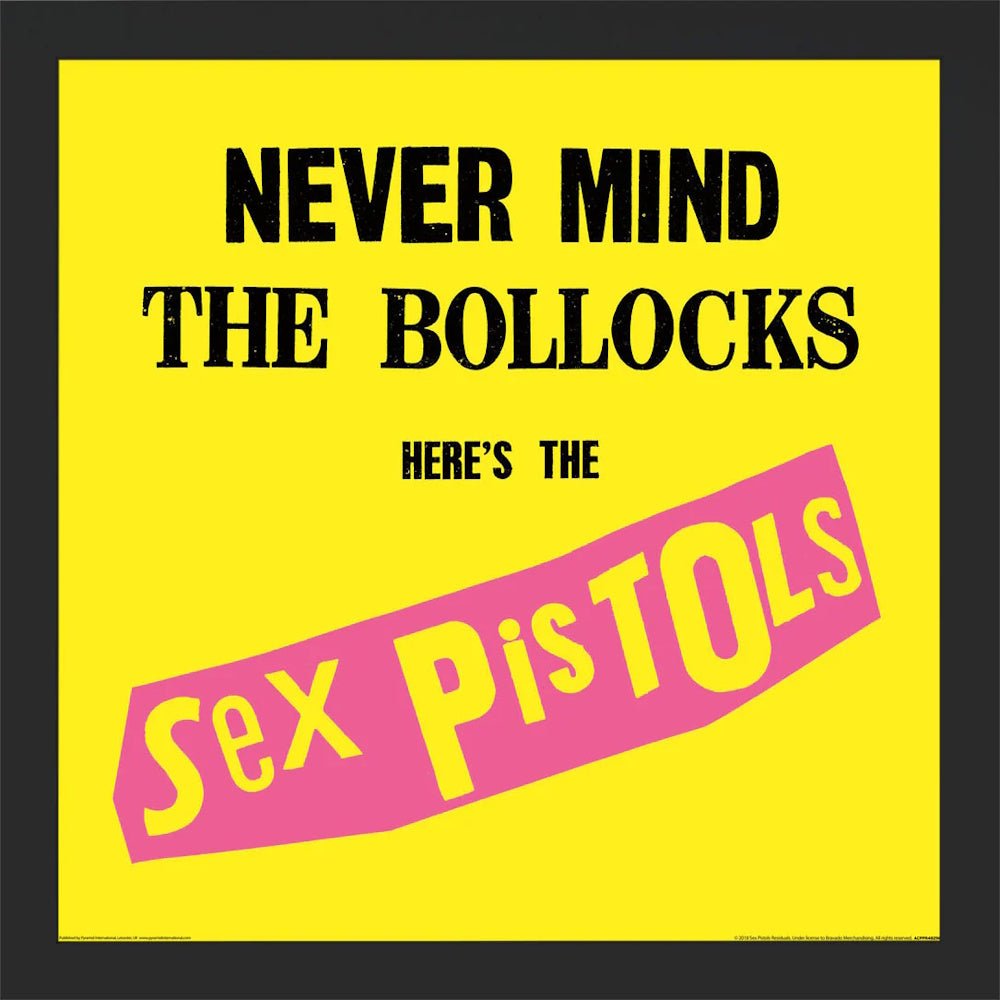 SEX PISTOLS セックスピストルズ - Never Mind The Bollocks (アルバム・シリーズ額) / インテリア額 - PGS